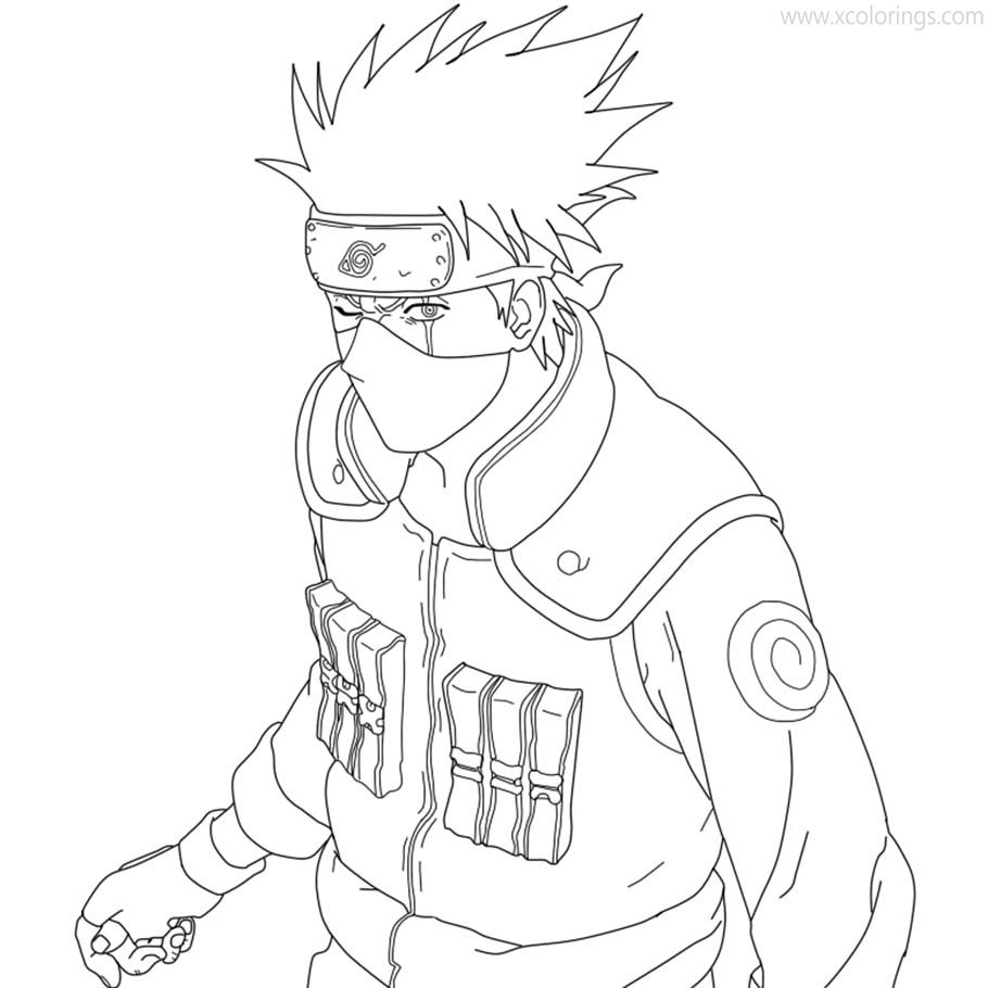 Kakashi Coloring Pages Free To Print Xcolorings Com | My XXX Hot Girl