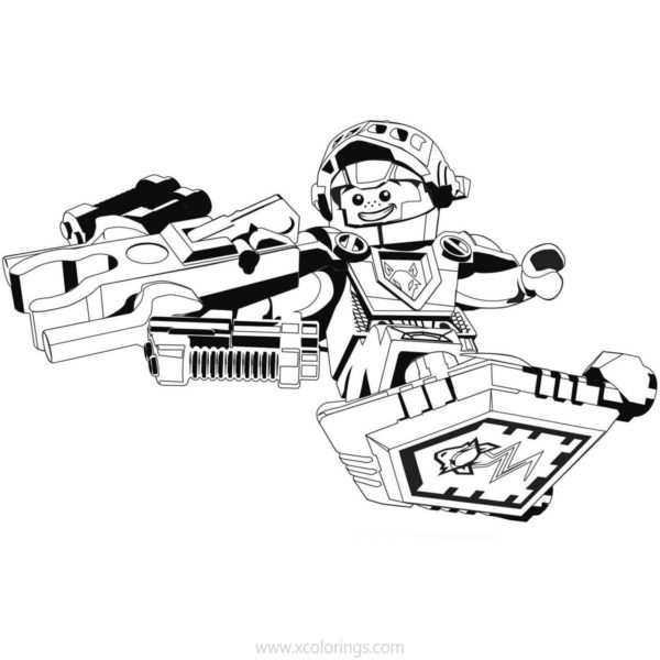 LEGO NEXO Knights Sparkks Coloring Pages - XColorings.com