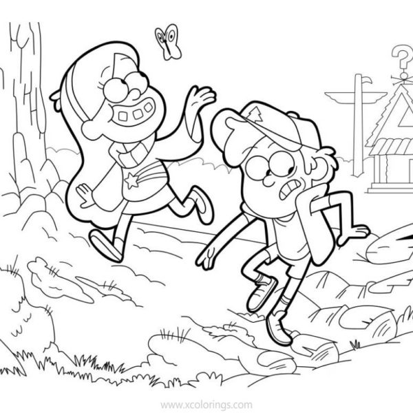 TOTS Pip KC and Freddy Coloring Pages - XColorings.com
