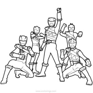 power rangers dino charge coloring pages red ranger