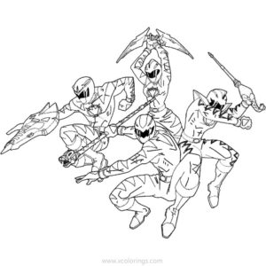 power rangers dino charge coloring pages red ranger