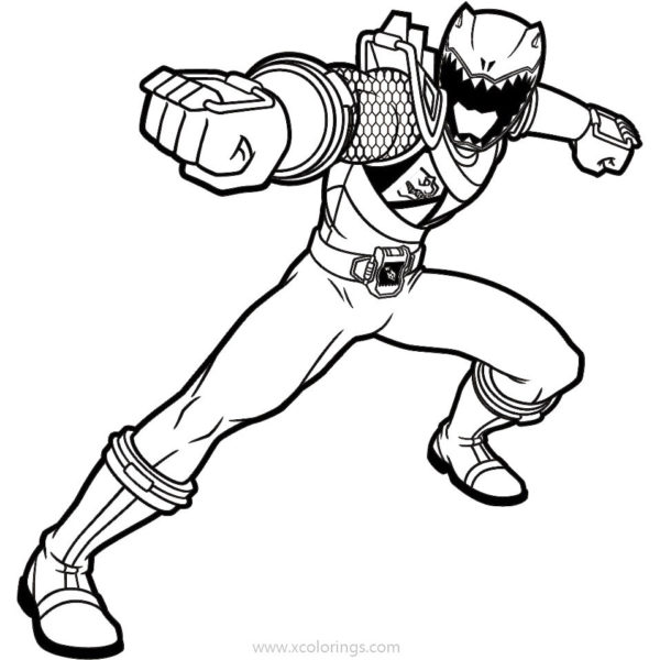 Power Rangers Dino Charge Coloring Pages - XColorings.com