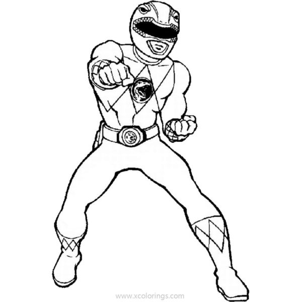 Power Rangers Dino Charge Coloring Pages Red Zord - XColorings.com