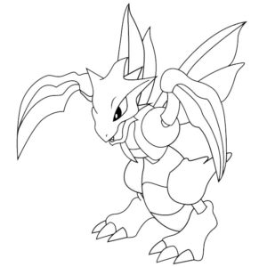 Flygon Pokemon Coloring Pages - XColorings.com