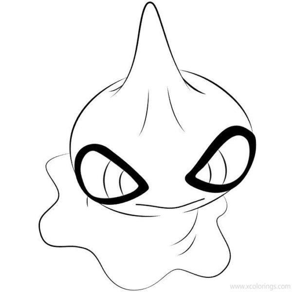 shuppet coloring pages pokemon