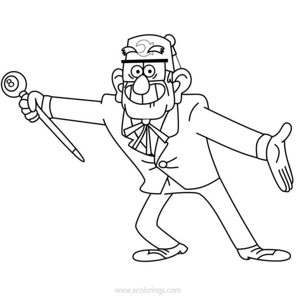 Gravity Falls Coloring Pages Mabel Dipper Wendy and Robbie - XColorings.com