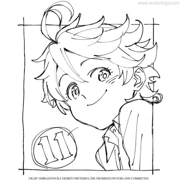 The Promised Neverland Boys Coloring Pages - XColorings.com