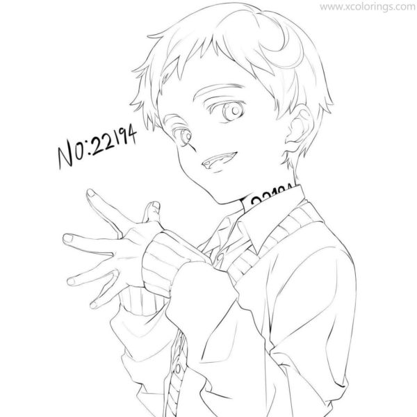 The Promised Neverland Boys Coloring Pages - XColorings.com