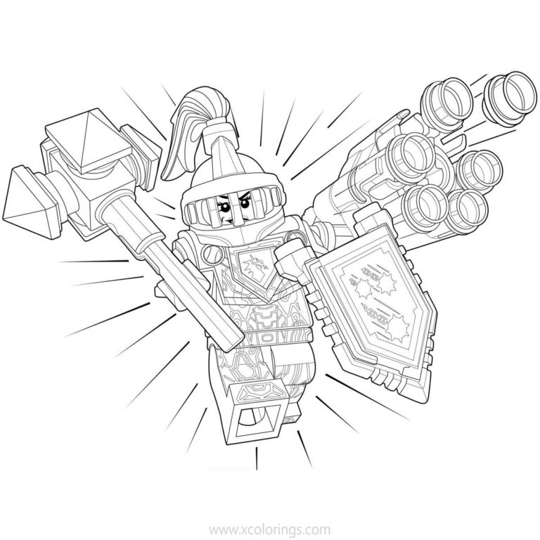 Lego Nexo Knights Monsters Coloring Pages - XColorings.com