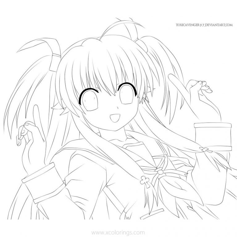 Angel Beats Pages Printable Coloring Pages