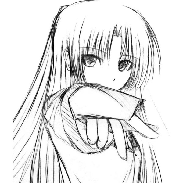 Angel Beats Kanade Coloring Pages - XColorings.com