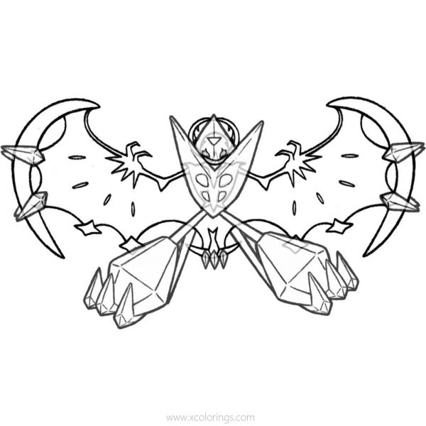 Pokemon Necrozma Coloring Pages - Free Wallpapers HD