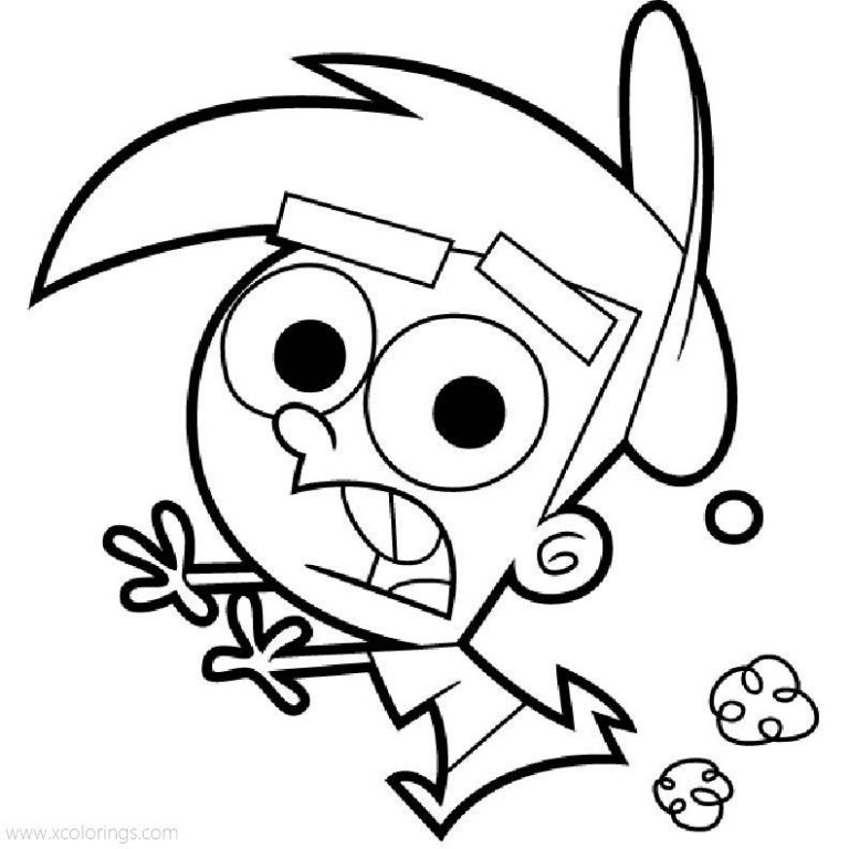 The Fairly OddParents Coloring Pages Vicky the Babysitter - XColorings.com
