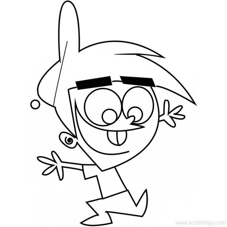 Fairly Odd Parents Coloring Pages Wanda Cosmo Jimmy and Timmy