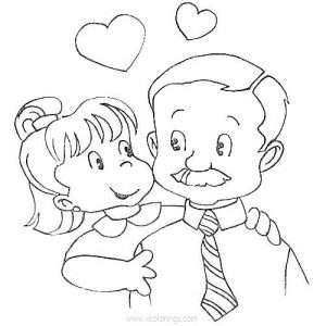 Father's Day Best Dad Ever Coloring Pages - XColorings.com