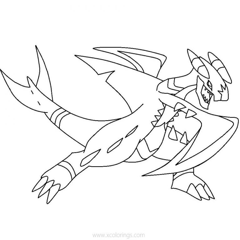 Marshadow Pokemon Coloring Pages - XColorings.com