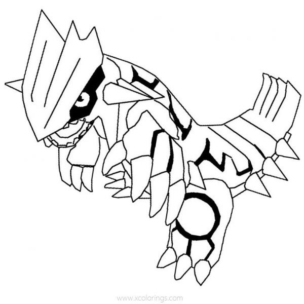 Golisopod Pokemon Sun and Moon Coloring Pages - XColorings.com