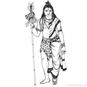 Adult Shiva Coloring Pages - XColorings.com