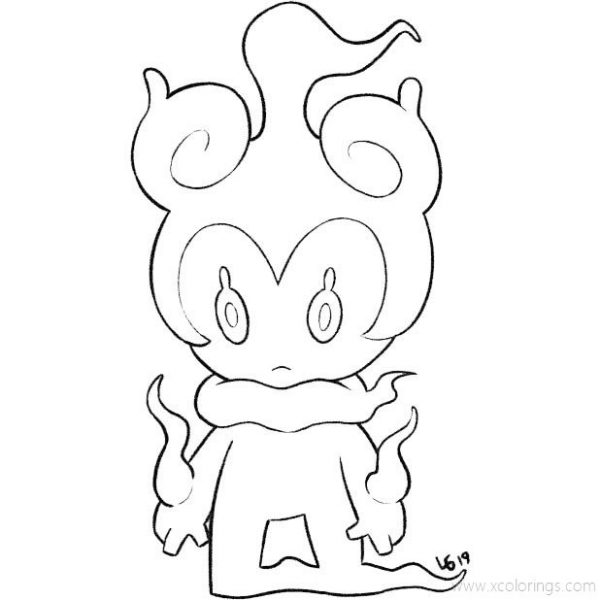 Hoopa Unbound Pokemon Coloring Pages Alternate Form - XColorings.com