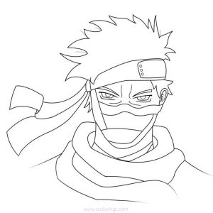 Zabuza from Naruto Coloring Pages - XColorings.com