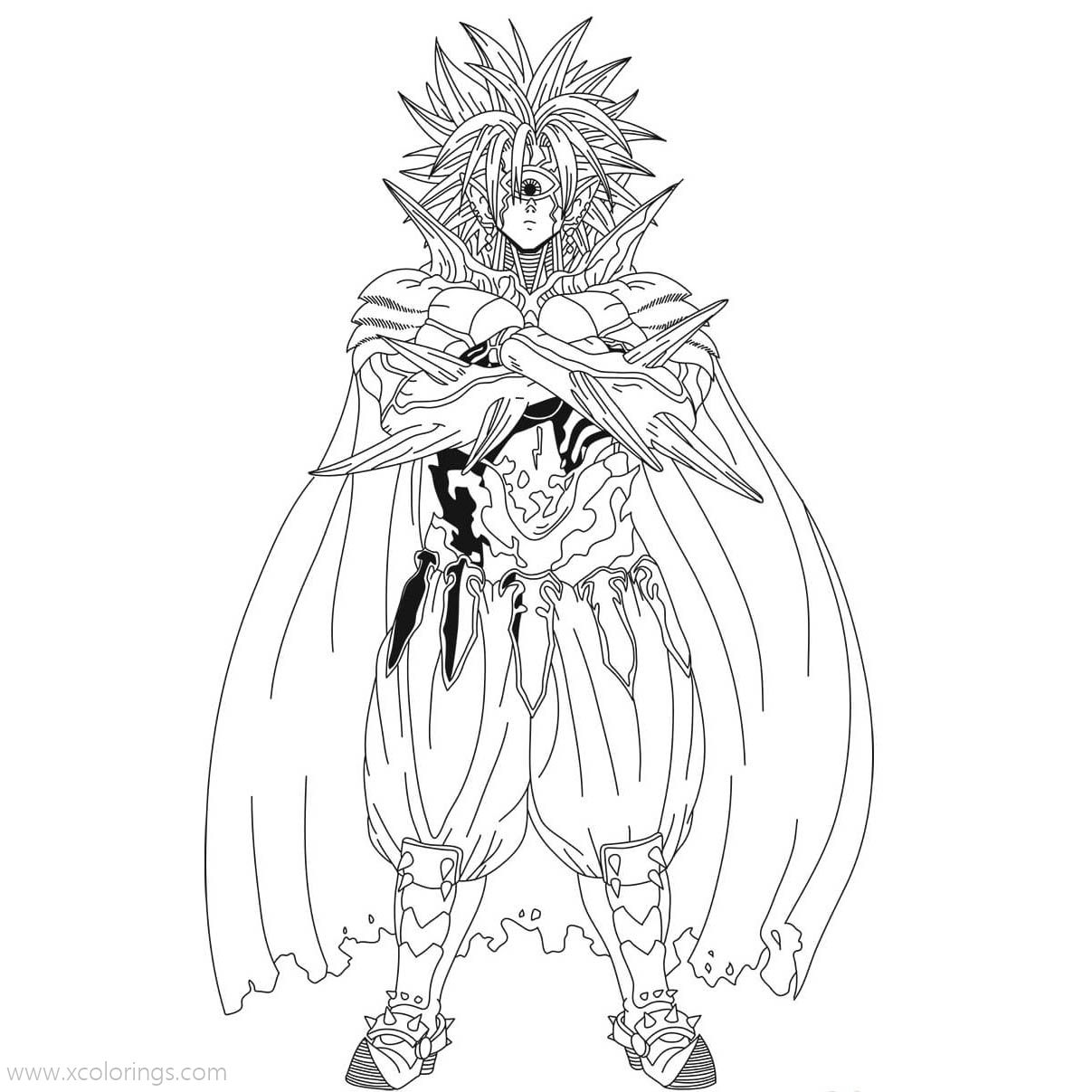 One Punch Man Boros Coloring Pages - XColorings.com