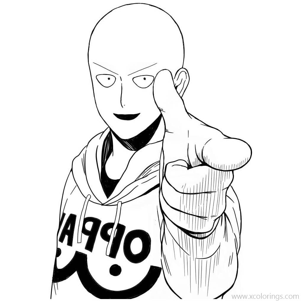 One Punch Man Coloring Pages Onsoku No Sonikku Xcolor - vrogue.co
