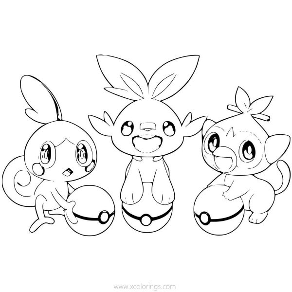 Pokemon Sobble Coloring Pages - XColorings.com