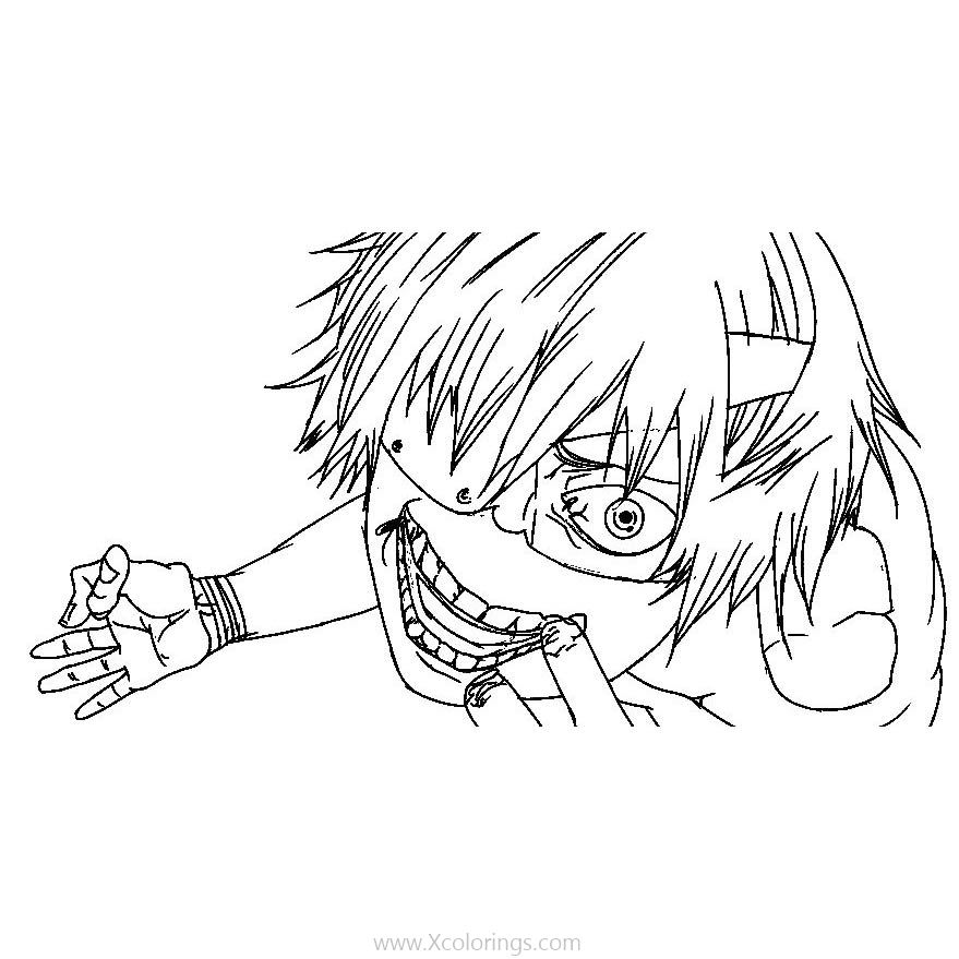 Printable Tokyo Ghoul Coloring Pages - XColorings.com