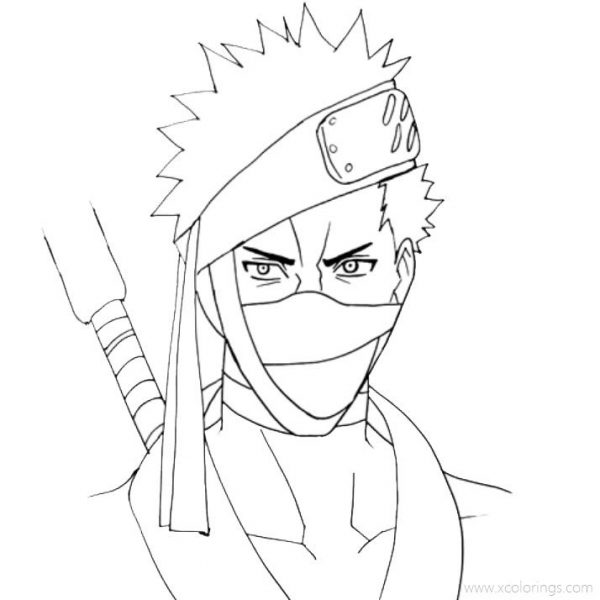 Zabuza from Naruto Coloring Pages - XColorings.com