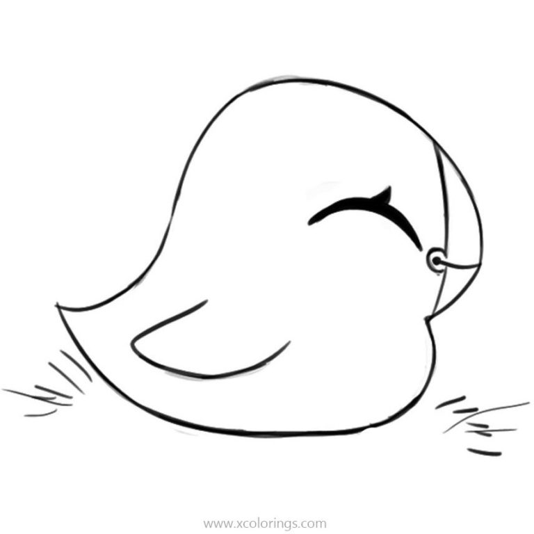 oona coloring pages printable puffin rock