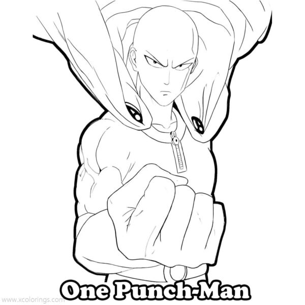 Jenosu from One Punch Man Coloring Pages - XColorings.com