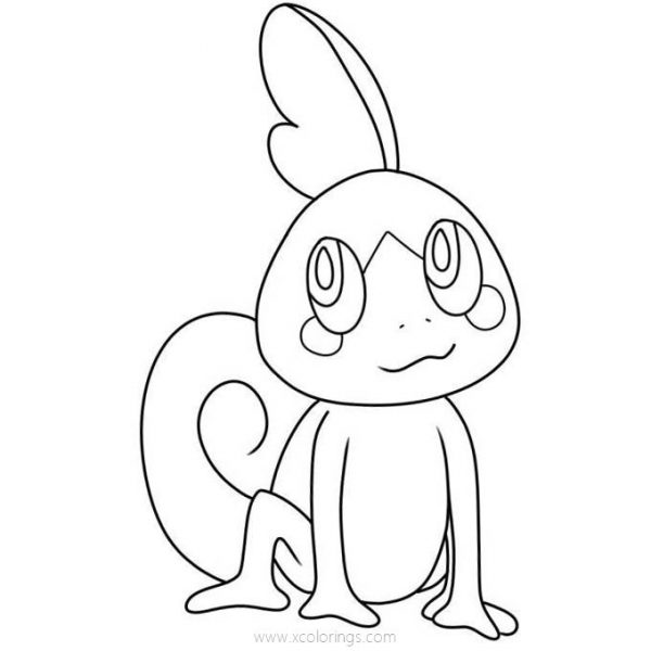 Cinderace Pokemon Coloring Pages Printable - XColorings.com