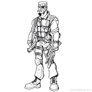 Nick Fury Coloring Pages from Marvel - XColorings.com