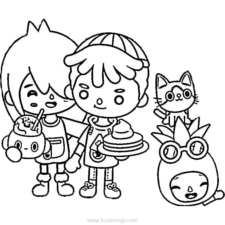 Toca Life World Coloring Pages - XColorings.com