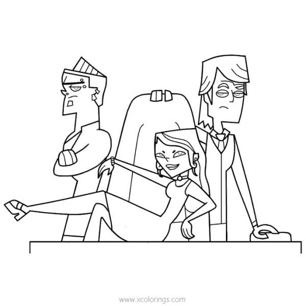 Destiny from Total Drama Coloring Pages - XColorings.com