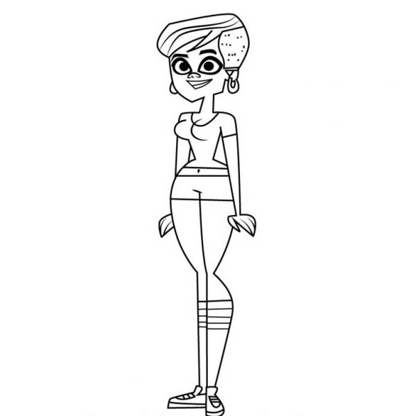 Total Drama Coloring Pages Chris McLean - XColorings.com