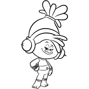 DJ Suki from Trolls Coloring Pages - XColorings.com