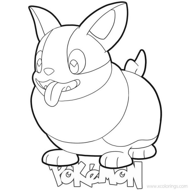 Cinderace Pokemon Coloring Pages by StackyTacky - XColorings.com