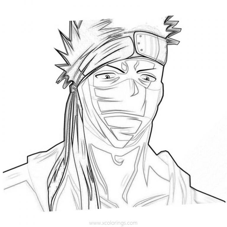 Naruto Zabuza Momochi Coloring Pages - XColorings.com