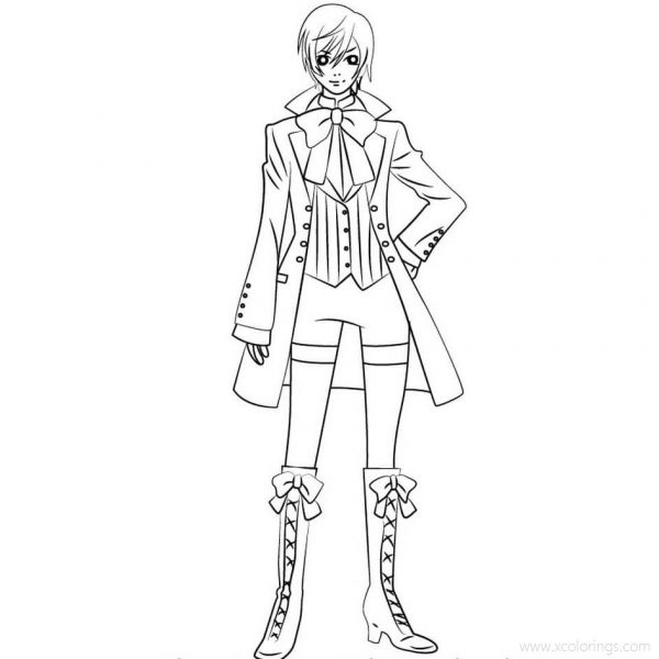 grell black butler coloring pages