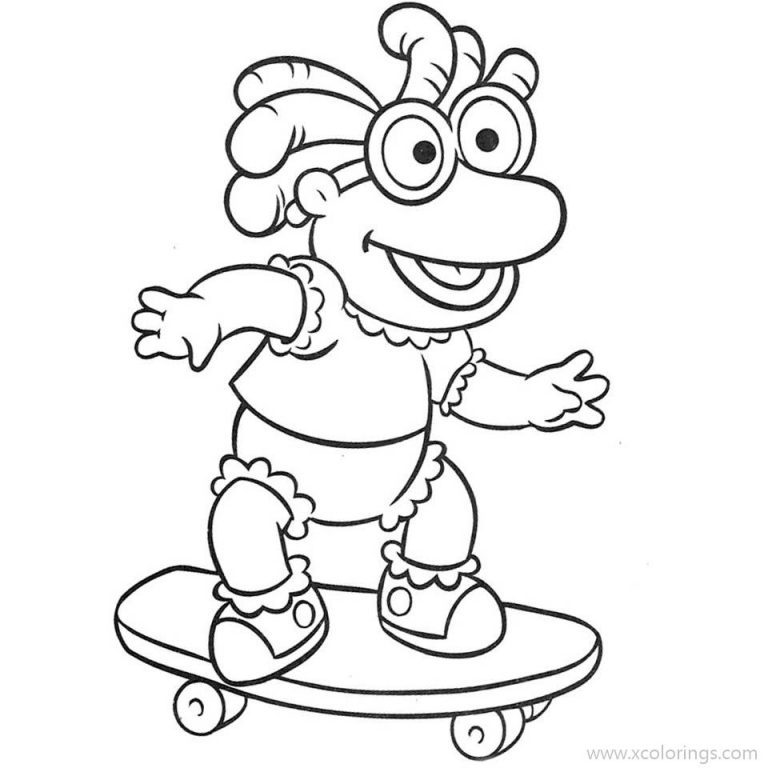 Muppet Babies Coloring Pages Baby Rowlf - XColorings.com