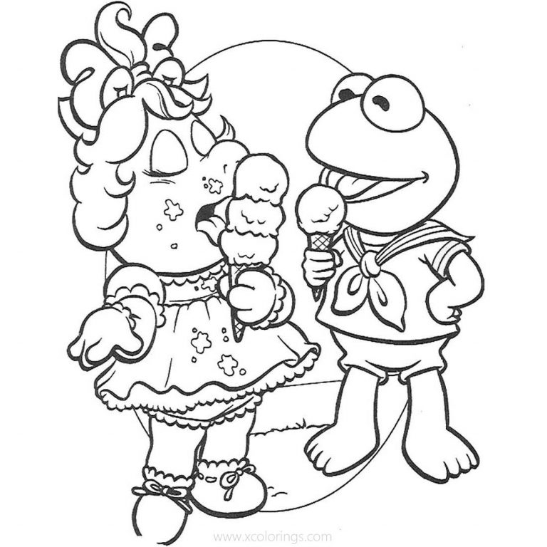 Muppet Babies Coloring Pages Baby Rowlf - XColorings.com