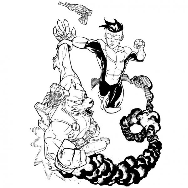 Omni-man from Invincible Coloring Pages - XColorings.com