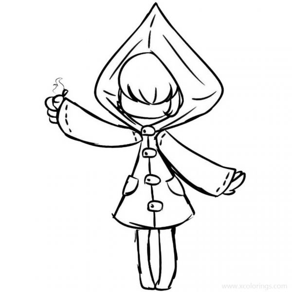 Mono and Six from Little Nightmares Coloring Pages - XColorings.com